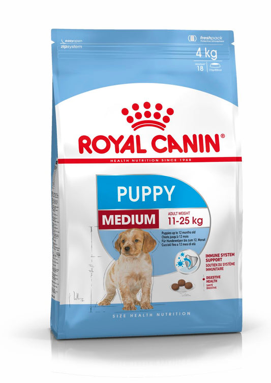 Royal Canin Size Health Nutrition Medium Puppy 15kg - Didelė pakuotė vidutinių veislių šuniukams