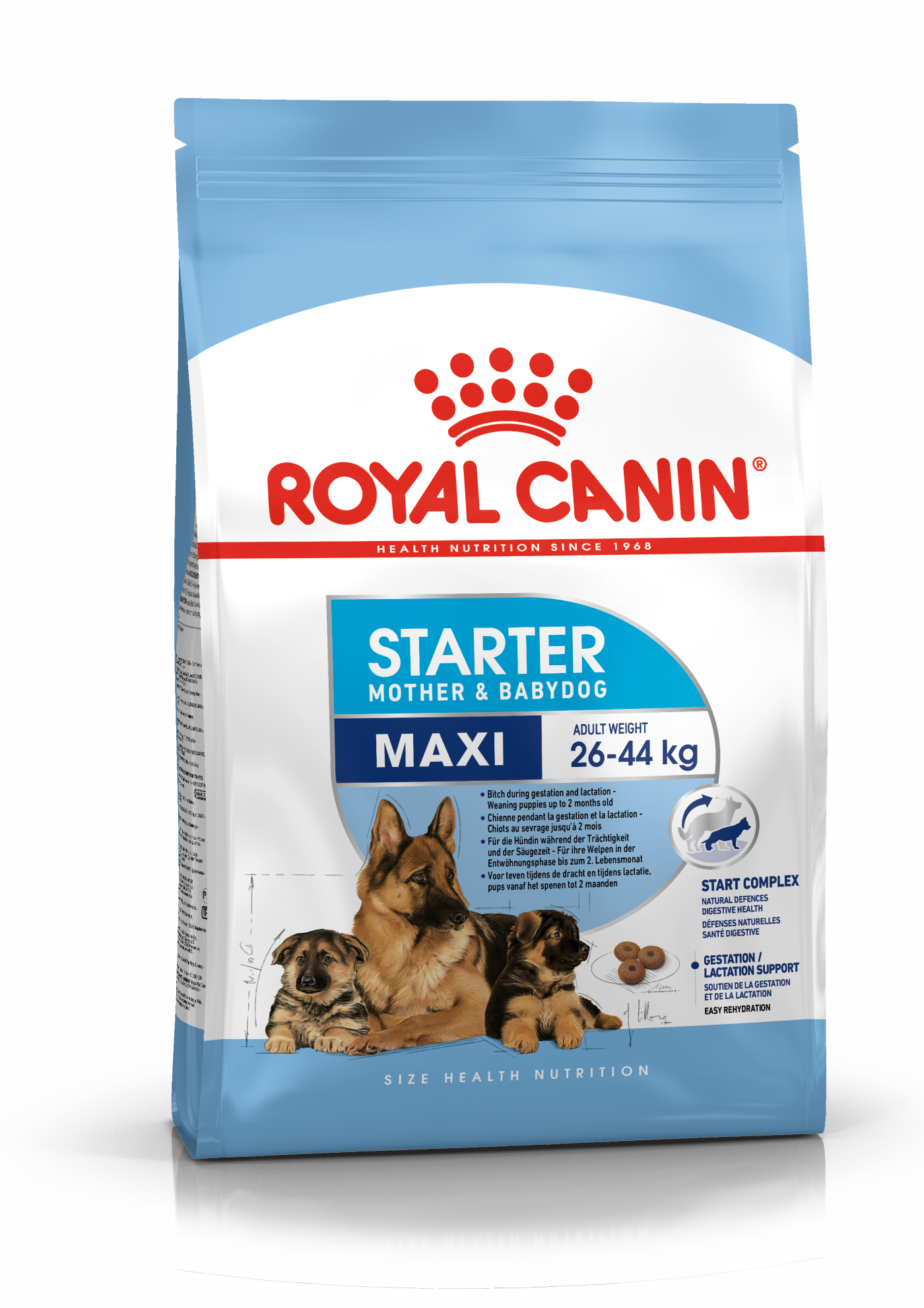 Royal Canin Size Health Nutrition Maxi Starter Mother & Babydog 15kg - Sausas maistas didelių veislių šuniukų motinoms ir mažyliams