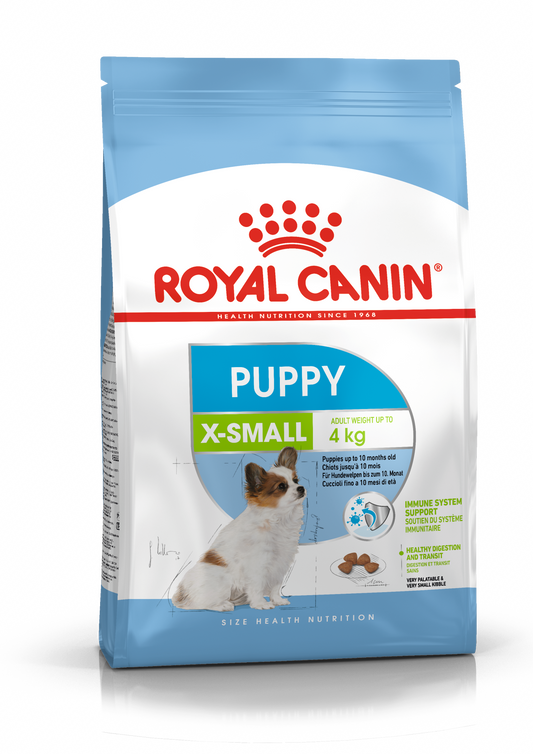 Royal Canin Size Health Nutrition X-Small Puppy 1,5kg - Sausas maistas labai mažų veislių šuniukams