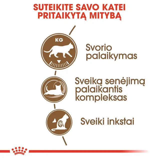 Royal Canin Feline Health Nutrition Sterilised 12+ 0,4kg - Sausas maistas labai vyresnėms sterilizuotoms katėms
