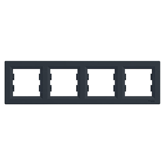 EPH5800471 Horizontal 4-gang frame, anthracite