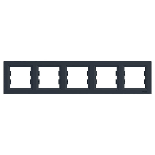 EPH5800571 Horizontal 5-gang frame, anthracite