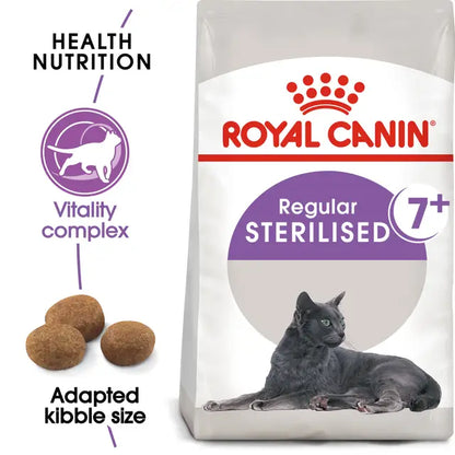 Royal Canin Feline Health Nutrition Sterilised 7+ 10kg - Sausas maistas vyresnėms sterilizuotoms katėms