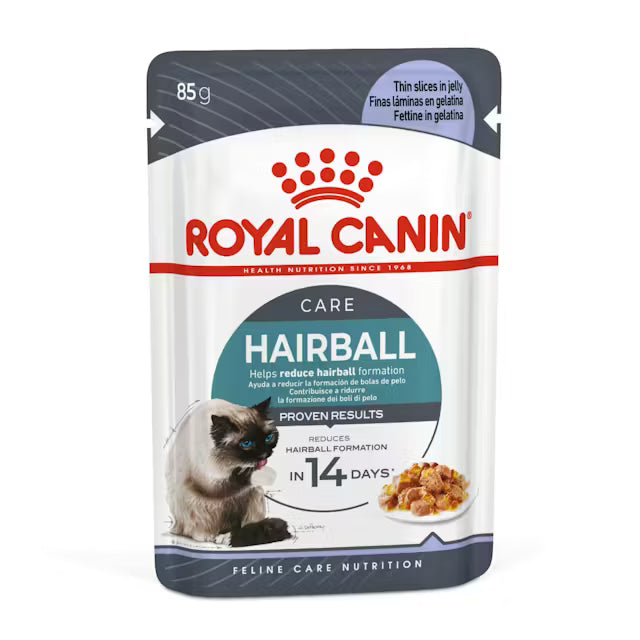 ROYAL CANIN Hairball Care Thin Slices In Jelly - Mokra Karma dla Kotów 12x85g