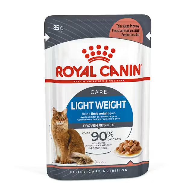 ROYAL CANIN Light Weight Care Gravy - Mokra Karma dla Dorosłych Kotów 12x85g