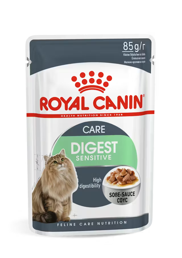ROYAL CANIN Digest Sensitive Gravy - Wet Food for Adult Cats 12x85g