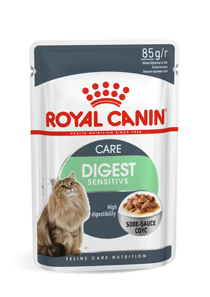 ROYAL CANIN Digest Sensitive Gravy - Wet Food for Adult Cats 12x85g