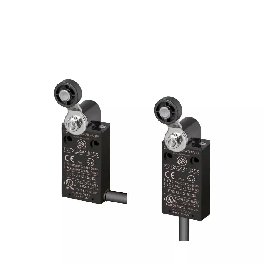 FCT2L04Z11D Giovenzana Verdrahteter thermoplastischer Endschalter, DIN-Löcher - 2 m