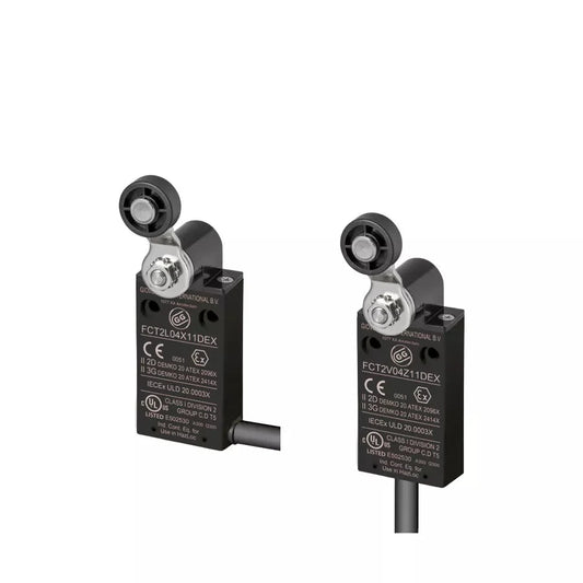 FCT2L04Z11D Giovenzana Verdrahteter thermoplastischer Endschalter, DIN-Löcher - 2 m