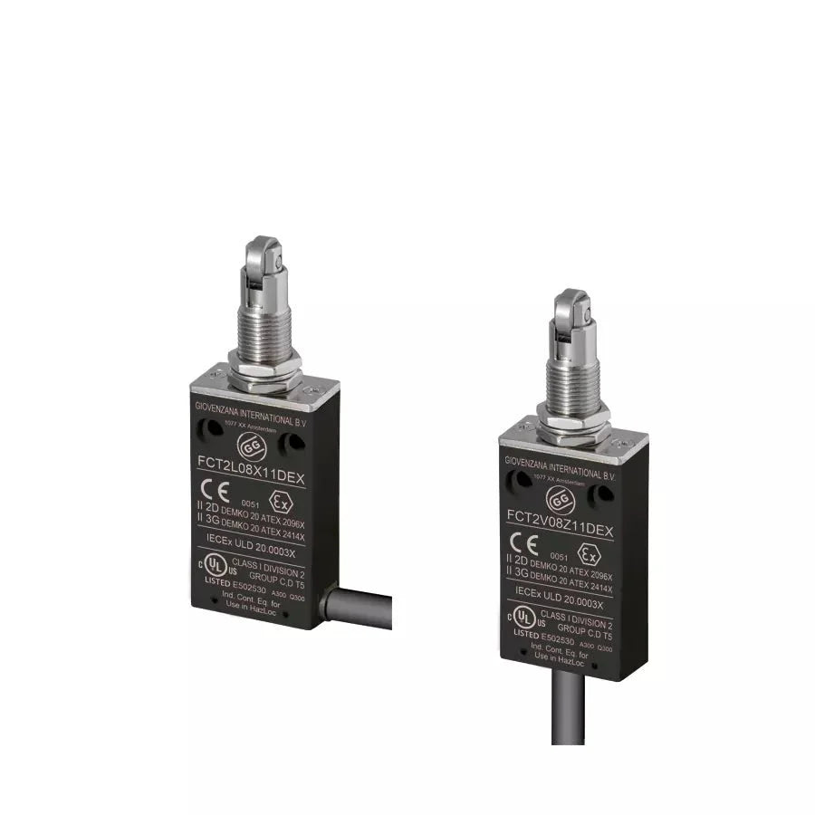 FCT2L08Z11D Giovenzana Wired thermoplastic limit switch din holes - 2m