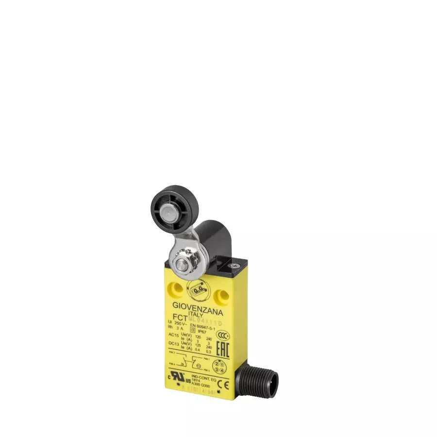 FCTML04Z11D Giovenzana Pre-wired thermoplastic limit switch din holes – m12