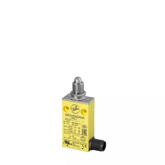 FCTML06Z11D Giovenzana Pre-wired thermoplastic limit switch din holes - m12