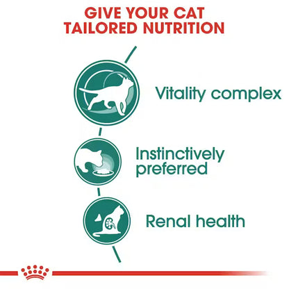 ROYAL CANIN Instinctive 7+ Kawałki w Sosie - Mokra Karma Dla Starszych Kotów 12x85g