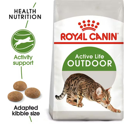 Royal Canin Feline Health Nutrition Outdoor 30 2kg - Sausas maistas lauke gyvenančioms aktyvių katėms