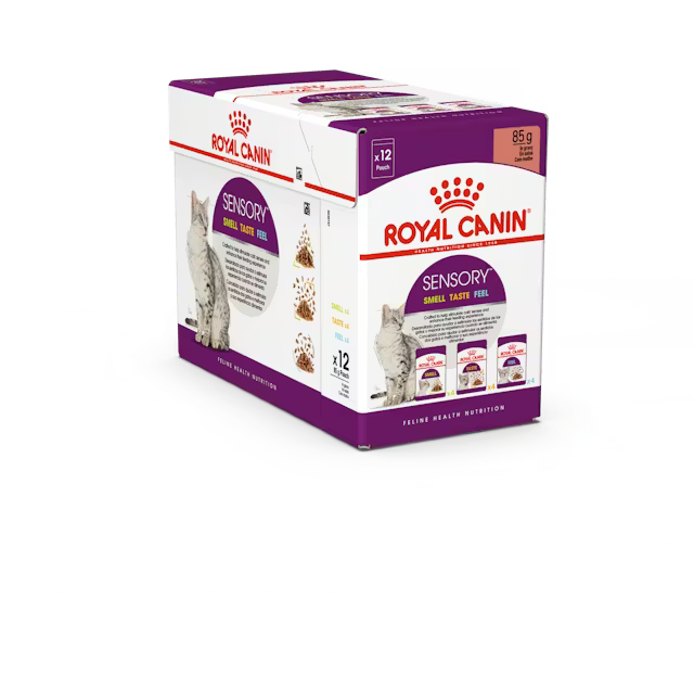 ROYAL CANIN Sensory Multi Chunks In Gravy – Mokra karma dla dorosłych kotów 12x85g