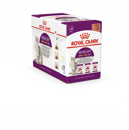 ROYAL CANIN Sensory Multi Chunks In Gravy – Mokra karma dla dorosłych kotów 12x85g