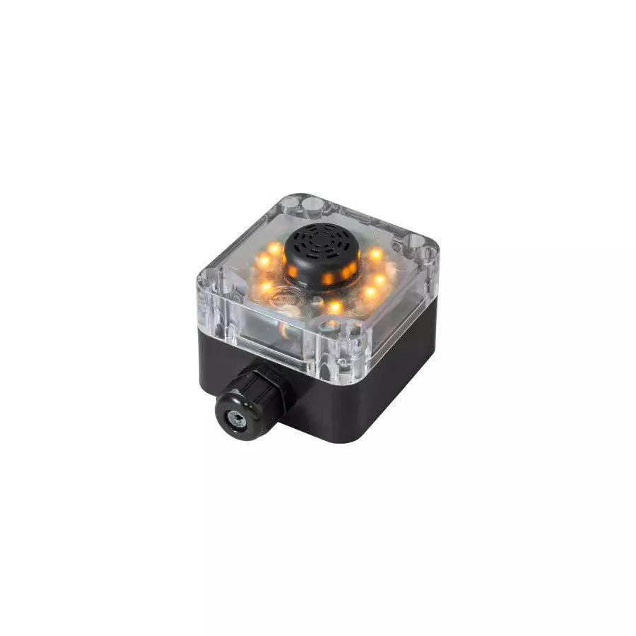 GMS131 Giovenzana Pq01 device 12/24v with flashing yellow light and continuous tone buzzer