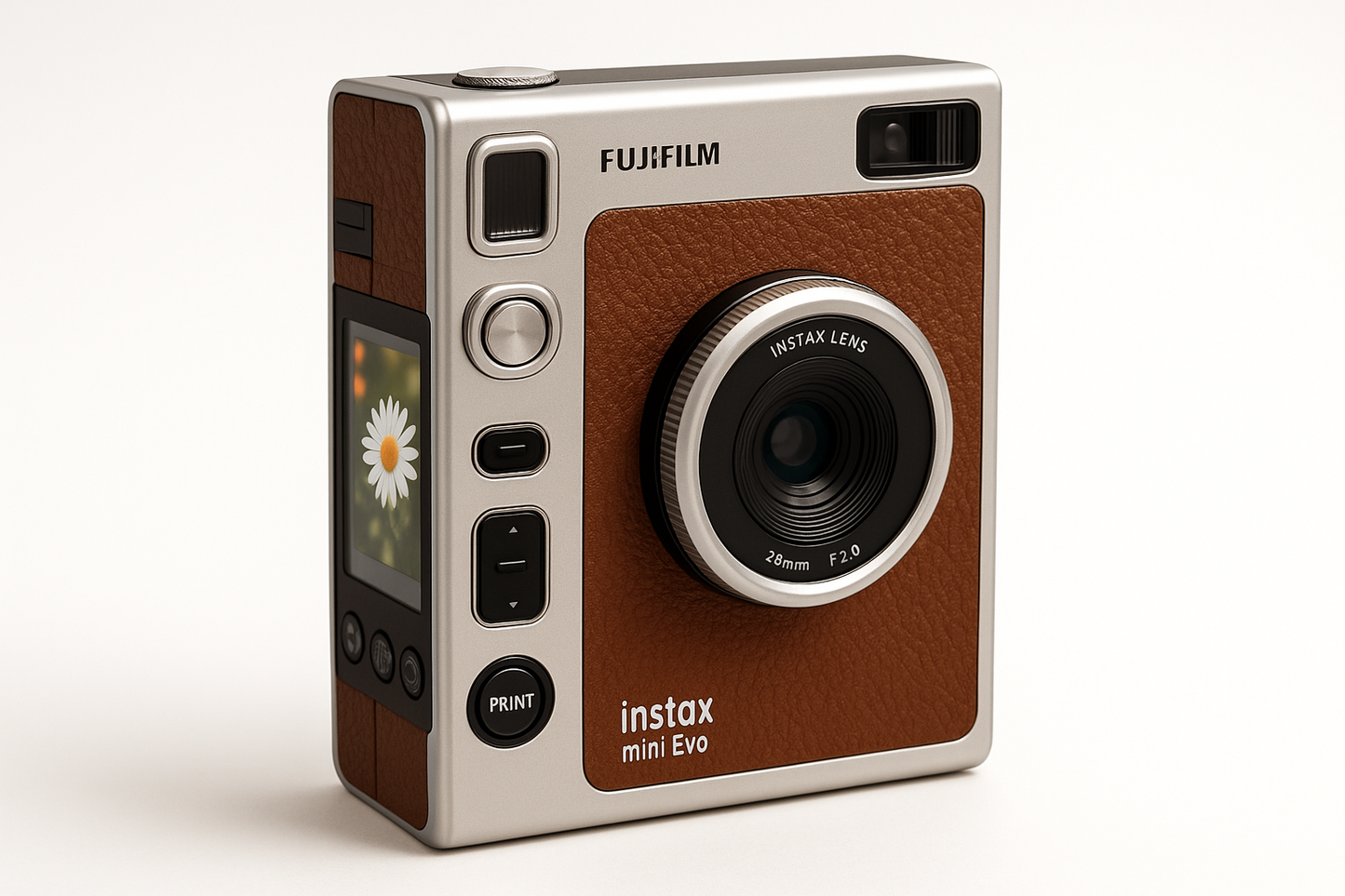Fujifilm Instax Mini Evo Brown - pagrindinis produkto vaizdas