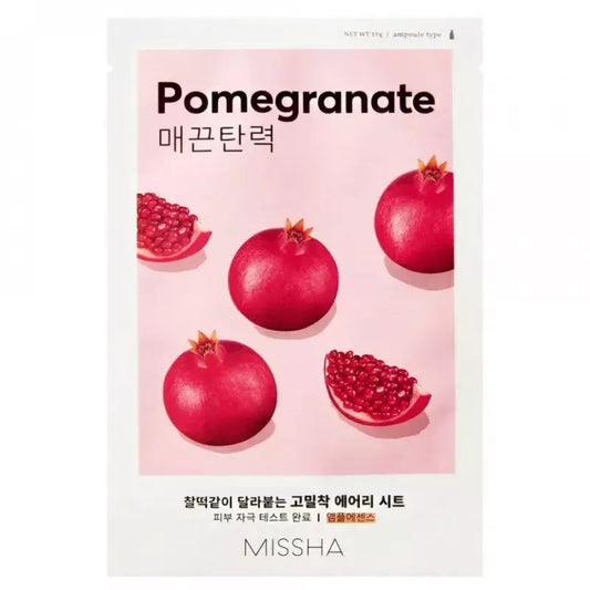 Missha AIry Fit Sheet Mask # Pomegranate - Lakštinė Veido Kaukė