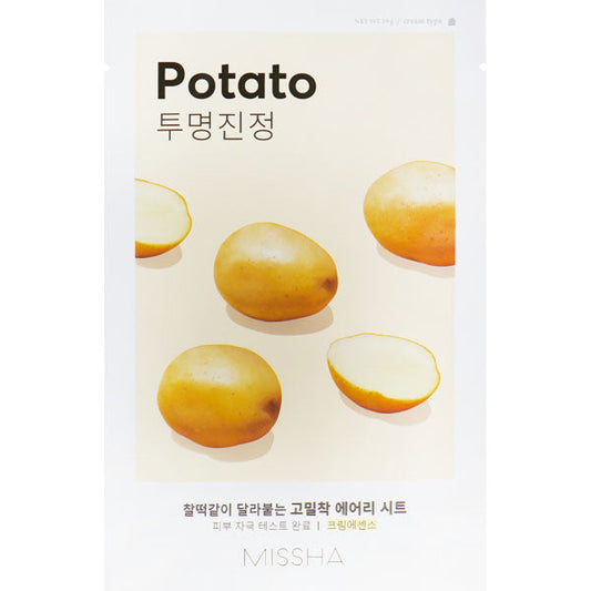 Missha AIry Fit Sheet Mask # Potato - Lakštinė Veido Kaukė