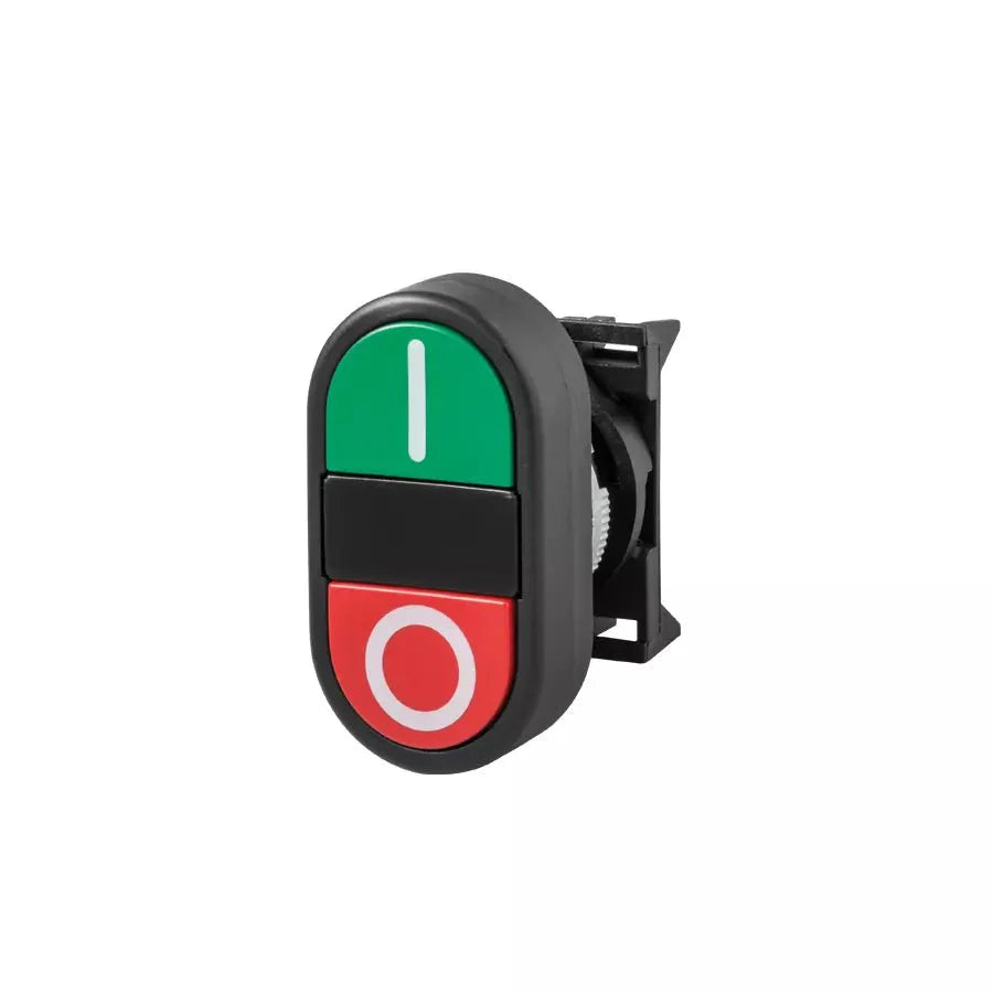 PPDNR Giovenzana Gn-rd flush dual push-button "i-o"