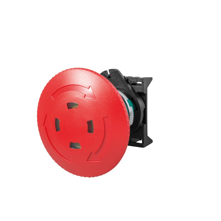 PPFN1R6S Giovenzana Push button mushroom twist to release vis ø60mm