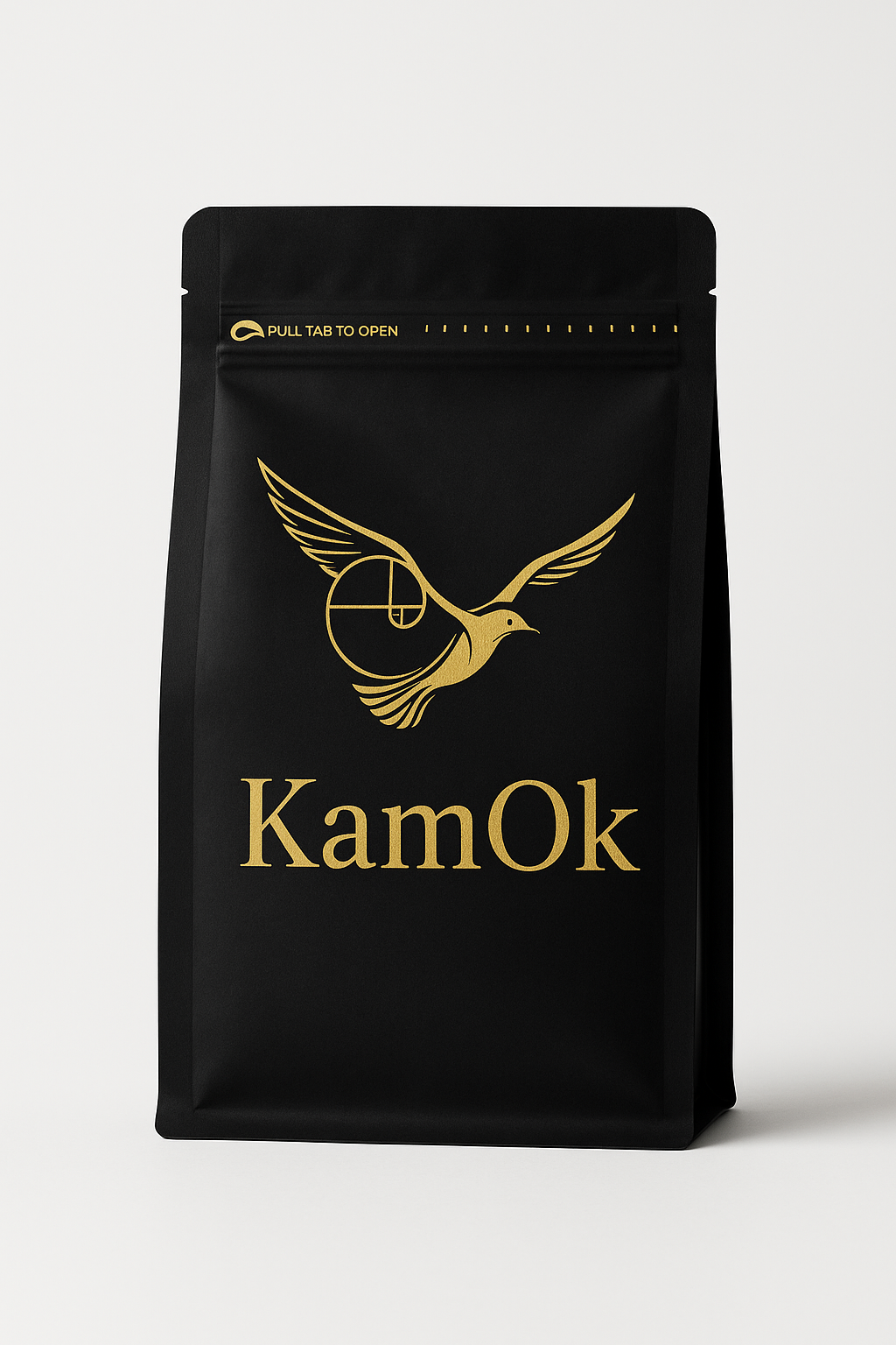 Produktas su KamOk logotipu