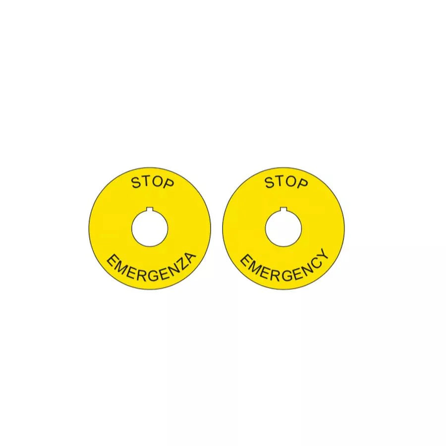 PTE/A Giovenzana Ring emergency stop ø60mm "emergency-stop""