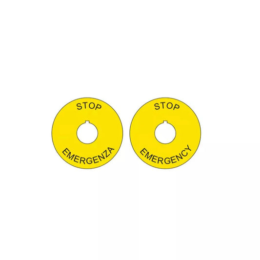 PTE/A Giovenzana Ring emergency stop ø60mm "emergency-stop""