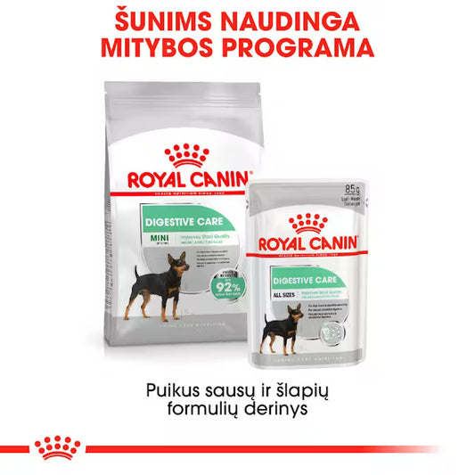 Royal Canin Care Nutrition Digestive Care Loaf 12x85g - Šlapias maistas su paštetu šunims su jautria virškinimo sistema