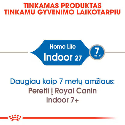 Royal Canin Feline Health Nutrition Indoor 27 10kg - Sausas maistas viduje gyvenančioms katėms