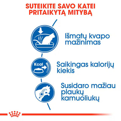 Royal Canin Feline Health Nutrition Indoor 27 10kg - Sausas maistas viduje gyvenančioms katėms