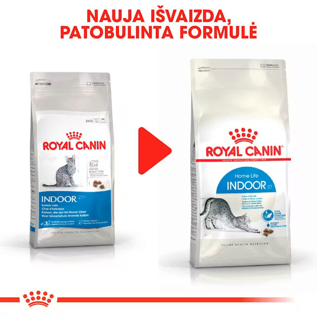 Royal Canin Feline Health Nutrition Indoor 27 10kg - Sausas maistas viduje gyvenančioms katėms