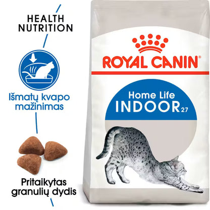 Royal Canin Feline Health Nutrition Indoor 27 10kg - Sausas maistas viduje gyvenančioms katėms