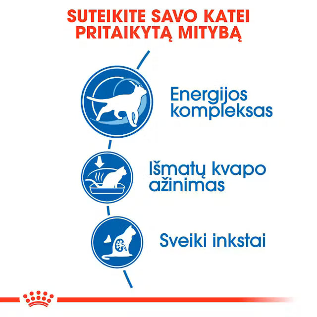 Royal Canin Feline Health Nutrition Indoor 7+ 3,5kg - Sausas maistas vyresnėms viduje gyvenančioms katėms