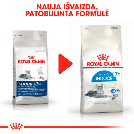 Royal Canin Feline Health Nutrition Indoor 7+ 0,4kg - Sausas maistas vyresnėms viduje gyvenančioms katėms