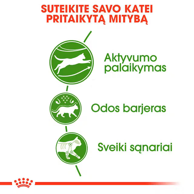 Royal Canin Feline Health Nutrition Outdoor 30 2kg - Sausas maistas lauke gyvenančioms aktyvių katėms
