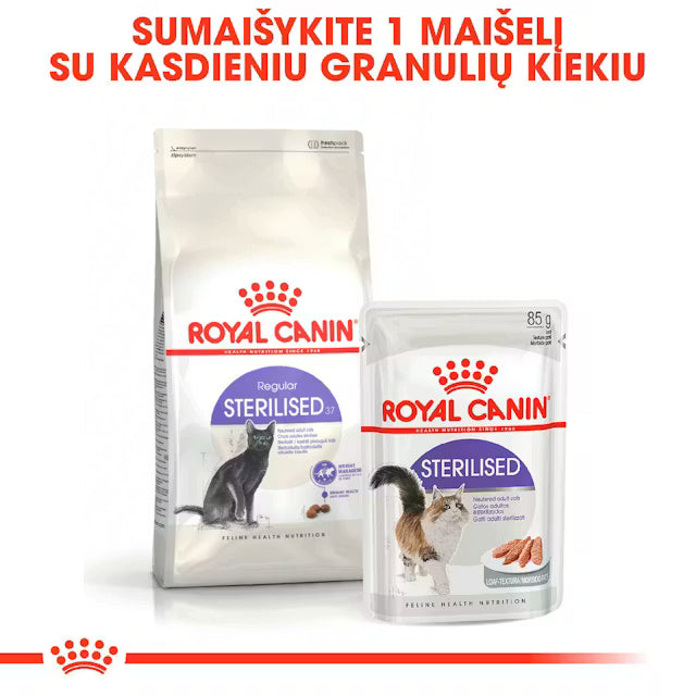 Royal Canin Feline Health Nutrition Sterilised 37 10kg - Sausas maistas sterilizuotoms katėms