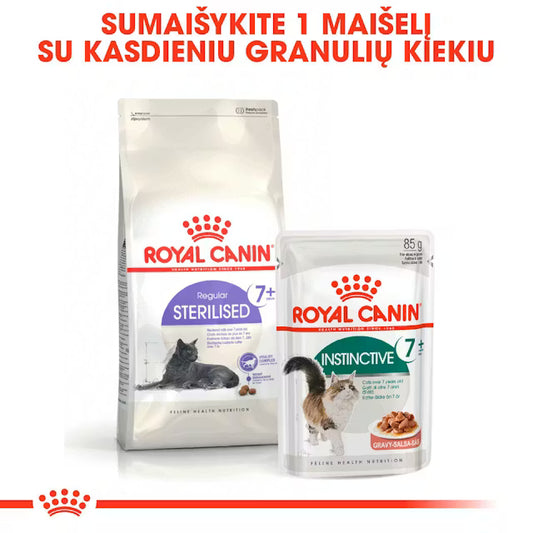 Royal Canin Feline Health Nutrition Sterilised 7+ 1,5kg - Sausas maistas vyresnėms sterilizuotoms katėms