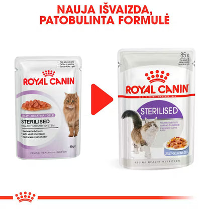 Sterilised Jelly - Wet Food for Sterilised Cats 12x85g