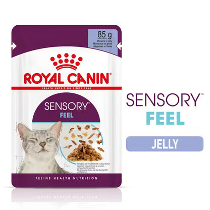 ROYAL CANIN Sensory Feel Kawałki w galaretce - Mokra karma dla dorosłych kotów 12x85g