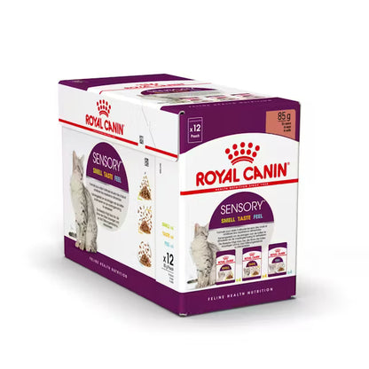ROYAL CANIN Sensory Multi Chunks In Gravy – Mokra karma dla dorosłych kotów 12x85g