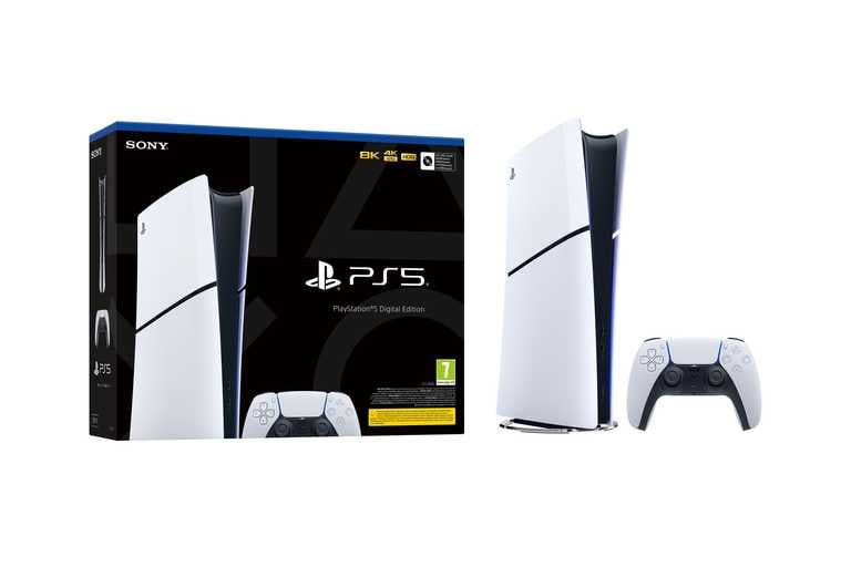 Sony PlayStation 5 Slim digitālais izdevums — 1 TB SSD, tikai digitālās spēles