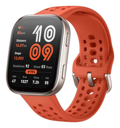 Amazfit Bip 6 raudonas išmanusis laikrodis - 14d baterija, 1.91" AMOLED