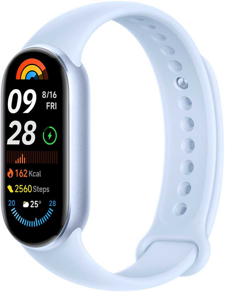 Xiaomi Band 9 viedpulkstenis - 21 dienas akumulatora darbības laiks, sirdsdarbības monitorings