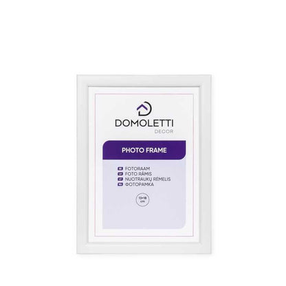 Photo frame Domoletti, 13 cm x 18 cm, white