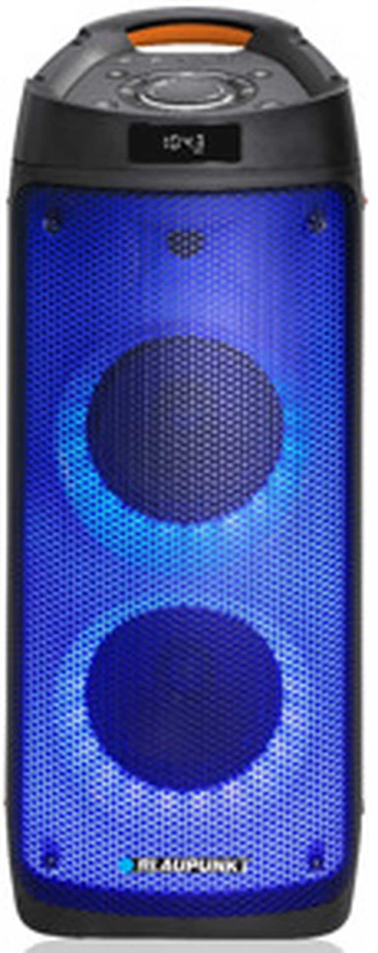 Blaupunkt PB06DB | 500 W galia, karaoke su 2 belaidžiais mikrofonais, LED šviesos