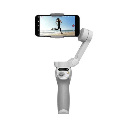 🎬 DJI Osmo Mobile SE Gray — tālruņa stabilizators | DynamicZoom | žestu vadība | 4 stabilizatora režīmi | AI rediģēšana