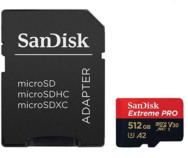 💾 SanDisk Extreme PRO MicroSD 512GB - 200MB/s | 140MB/s | QuickFlow | 4K UHD | A2 U3 V30 | Profesionāļiem