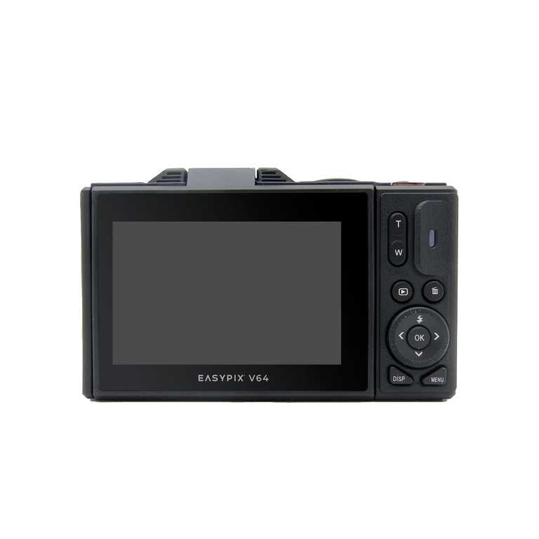 Easypix V64 Flip digitālā kamera — rotējošs ekrāns, kompakts dizains
